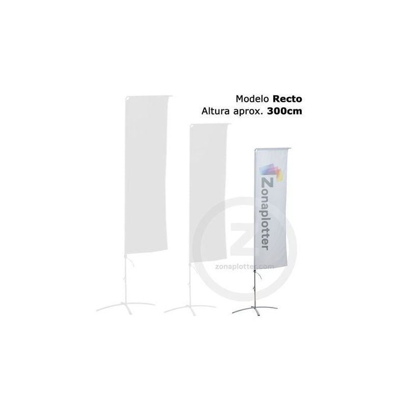 Fly banner recto 3m Zona Plotter