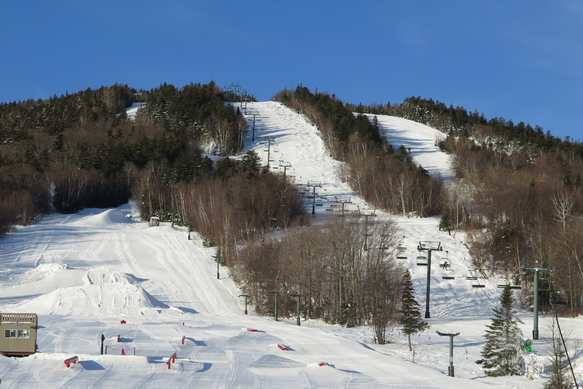 Waterville Valley Resort NH, pistes larges à l’honneur, 23 janvier 2020