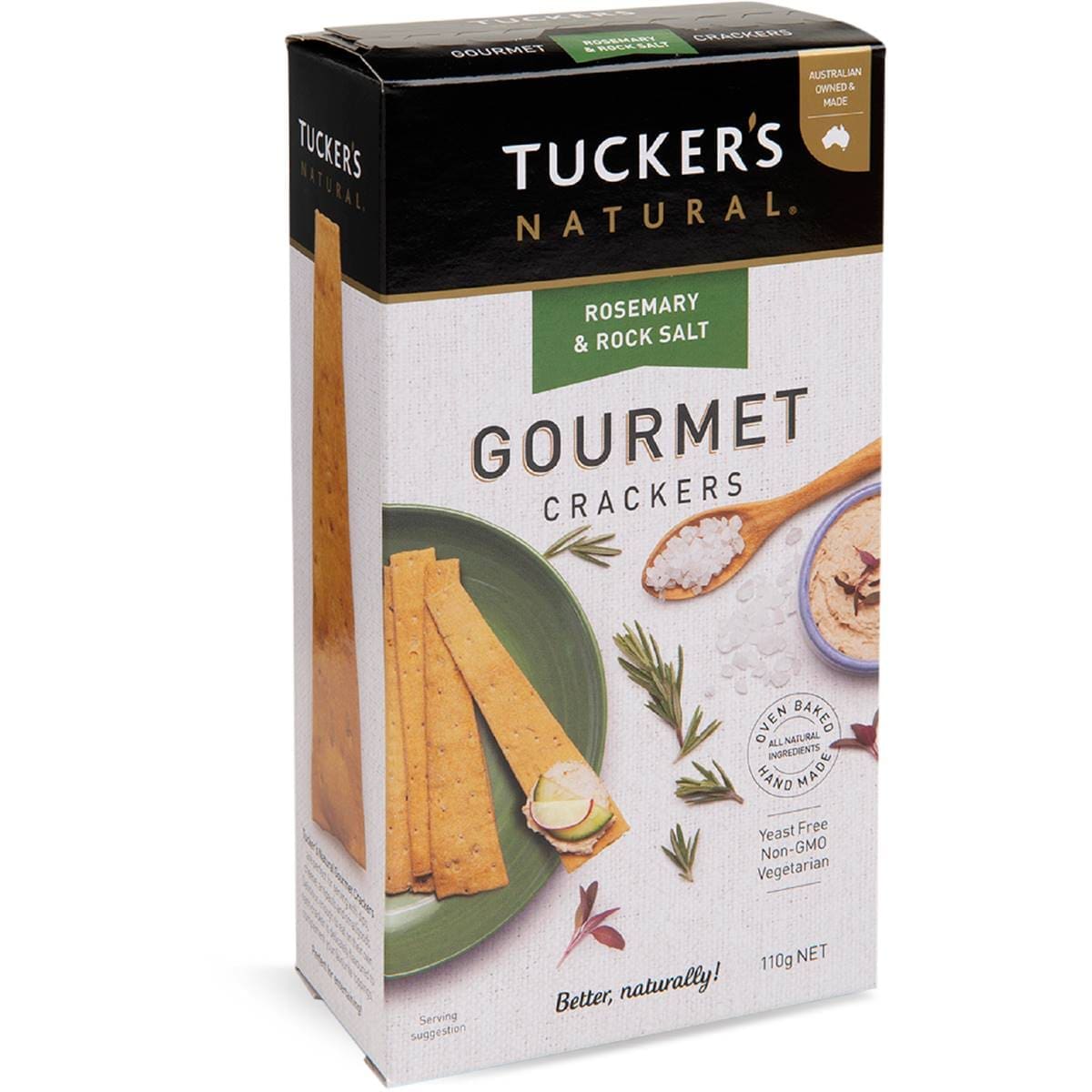 TUCKERS CRACKERS ROSEMARY ROCK SALT Zone Fresh
