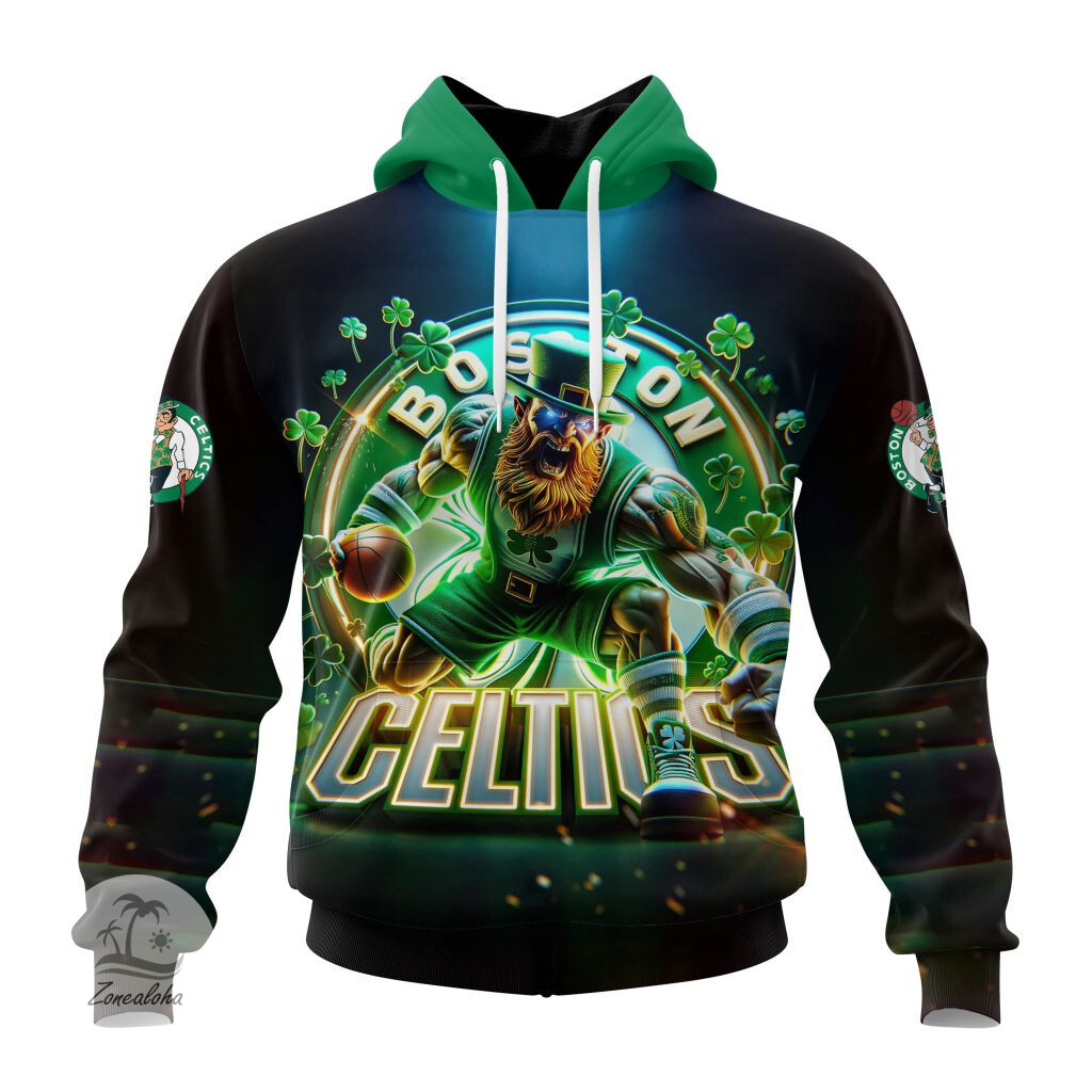 Boston Celtics Special Realistic Team Logo Design Zonegoals