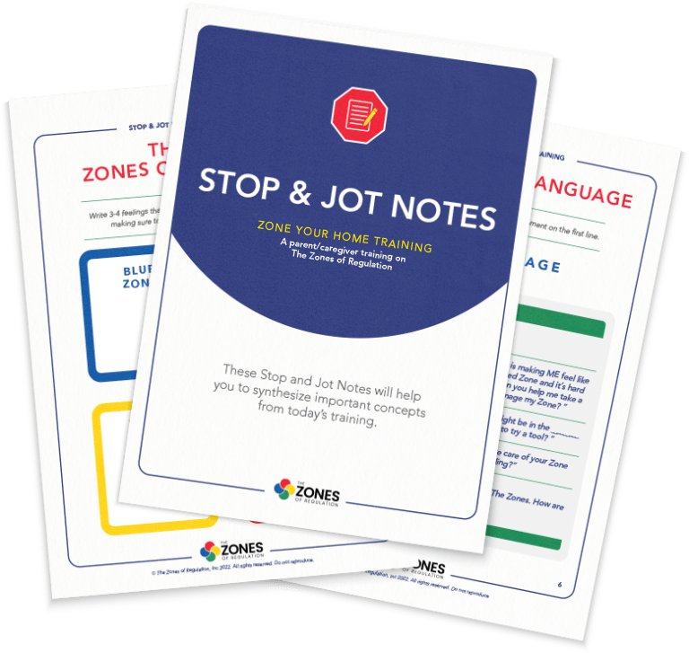 Parent & Caregiver Training The Zones of Regulation