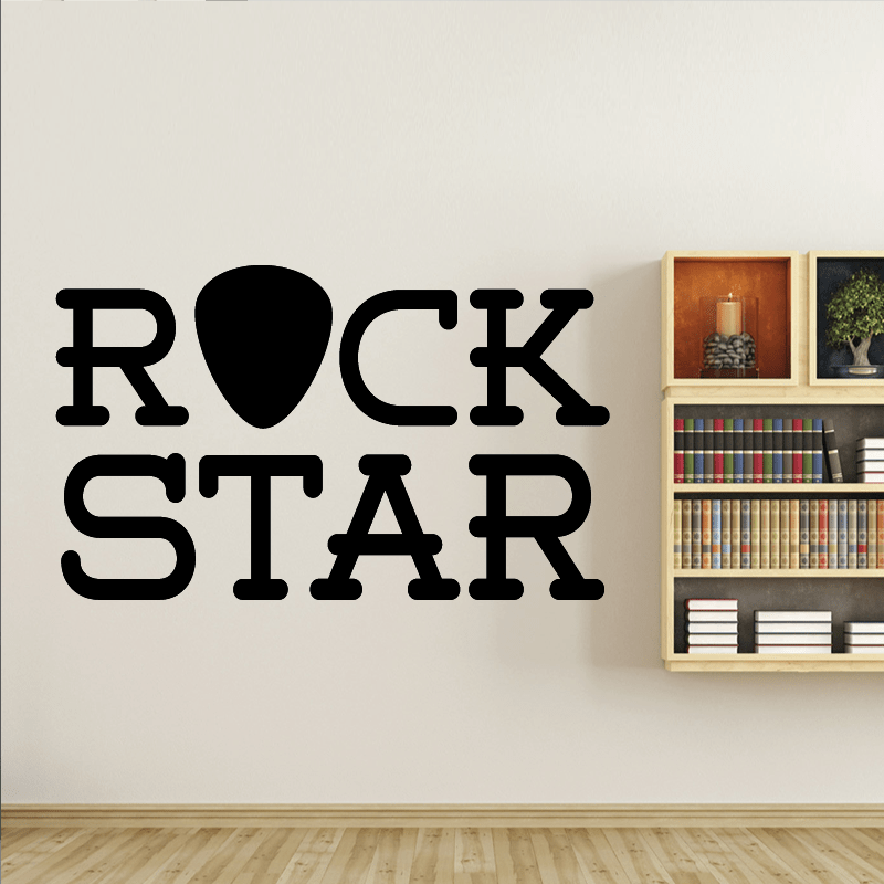 Sticker Mural Rock Star ZoneStickers