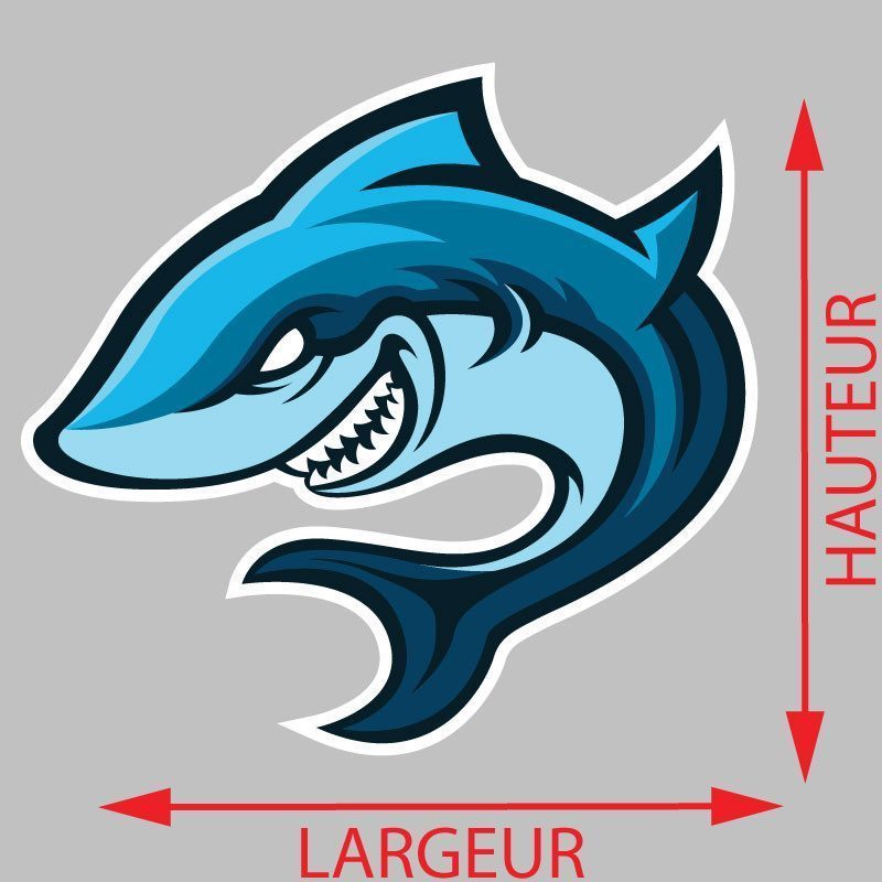Sticker Mural Requin Autocollant Intérieur Requin ZoneStickers