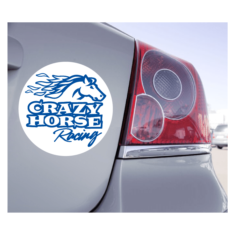 Sticker Crazy Horse Racing ZoneStickers