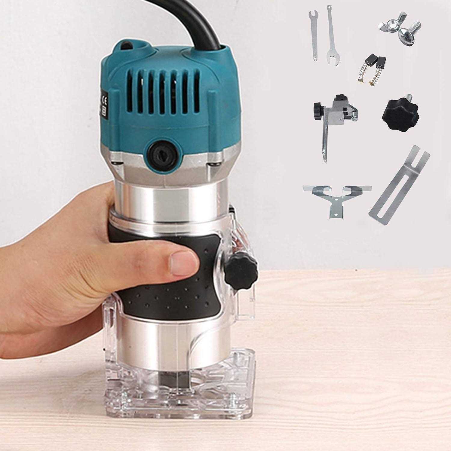AKYPACH Wood Router,Router Tool Wood Trimmer Router Electric Hand