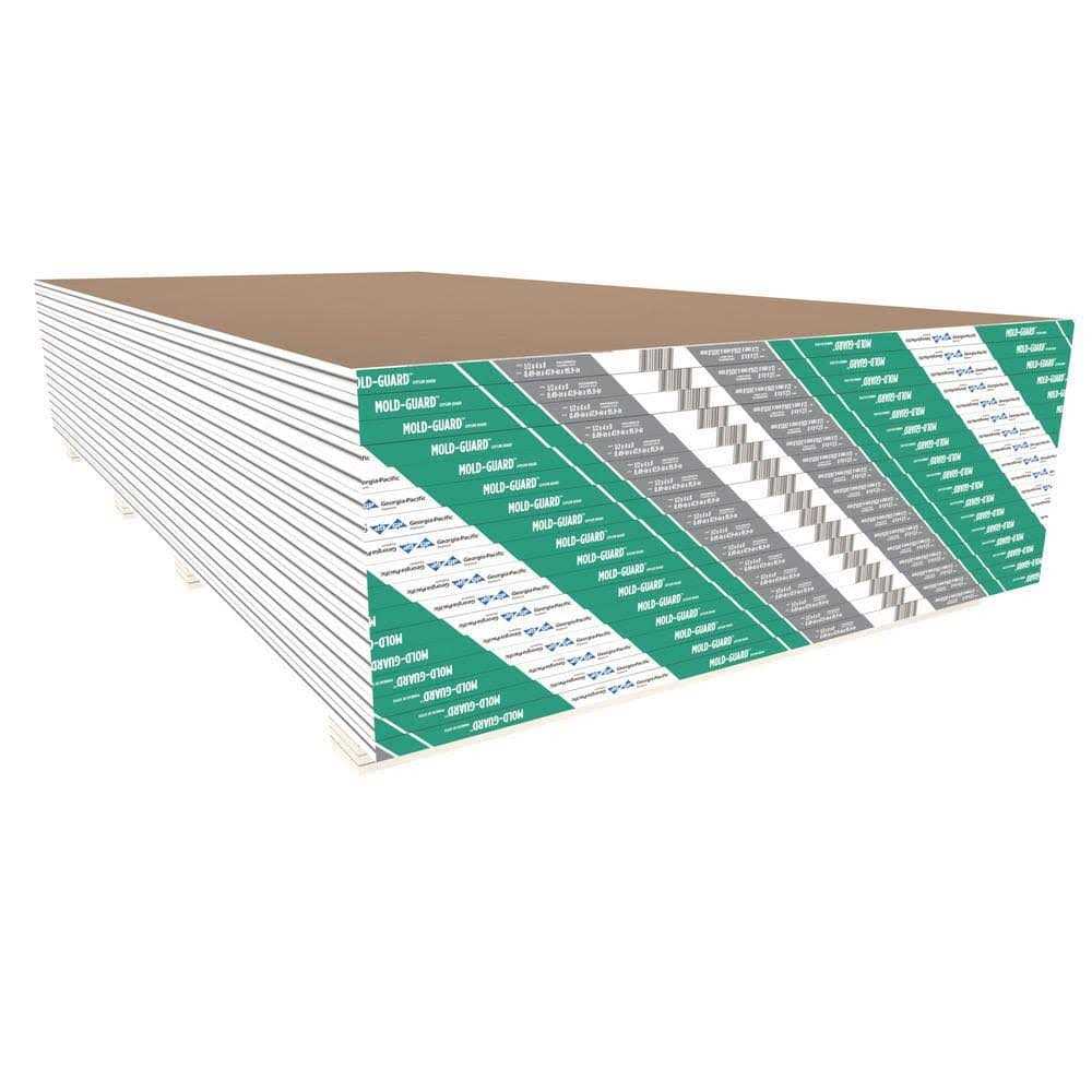 ToughRock 1/2in 4ft x 8ft MoldGuard Mold Resistant Moisture