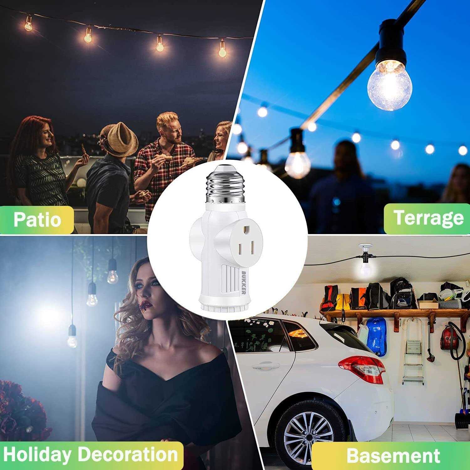 E26/E27/B22 Light Socket to Plug Adapter Hardware&Tools Online Store