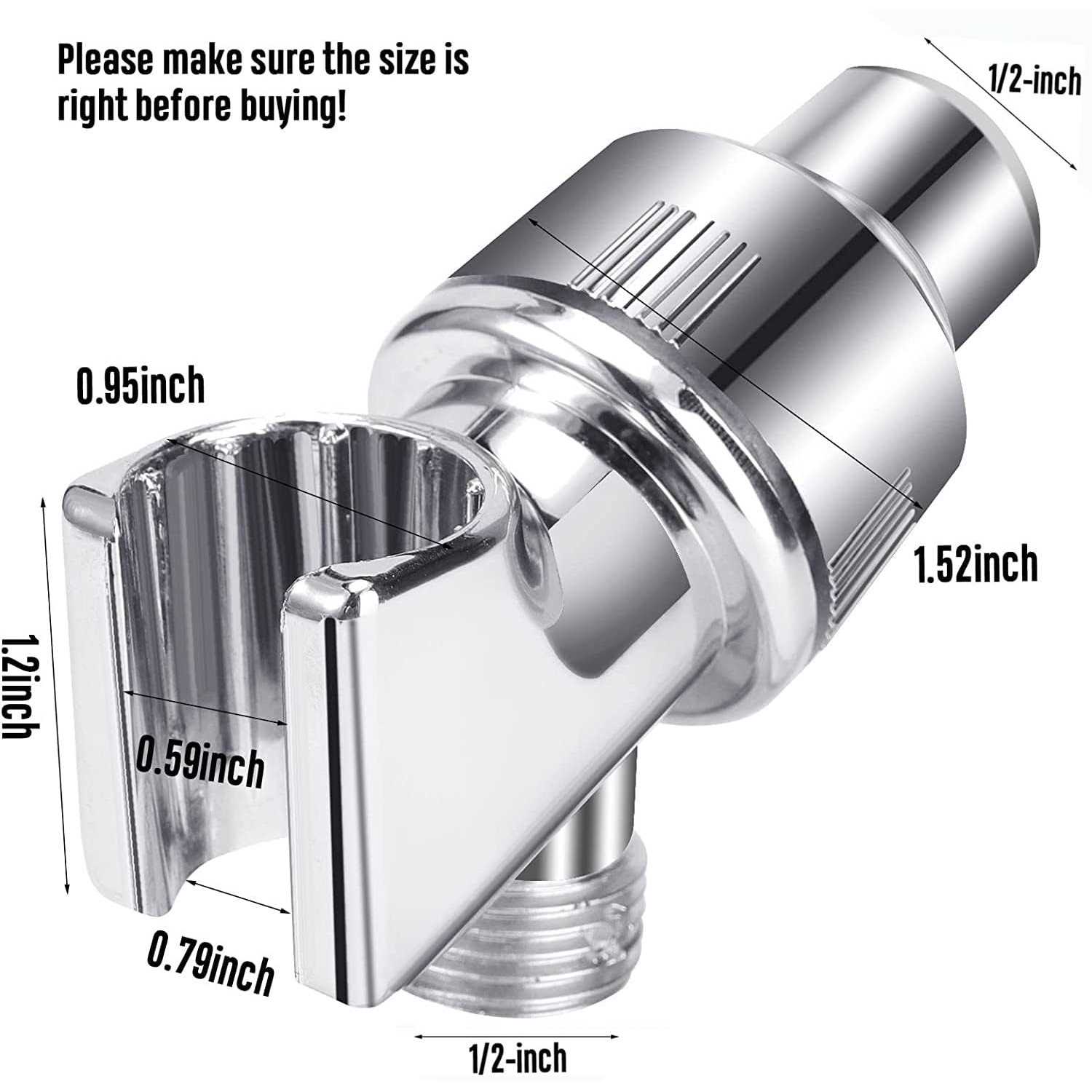 COSBAY Shower Arm Holder for Handheld Shower Head Adjustable Mount