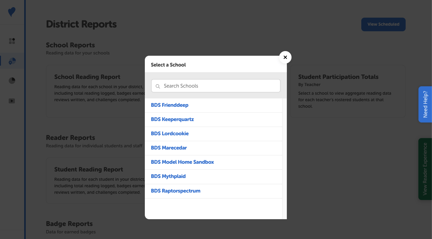 How to run district reports Beanstack Help Center
