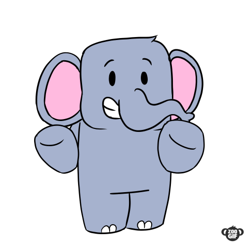 Animated Elephant Gif