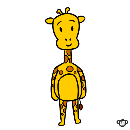 Funny Giraffe Gif
