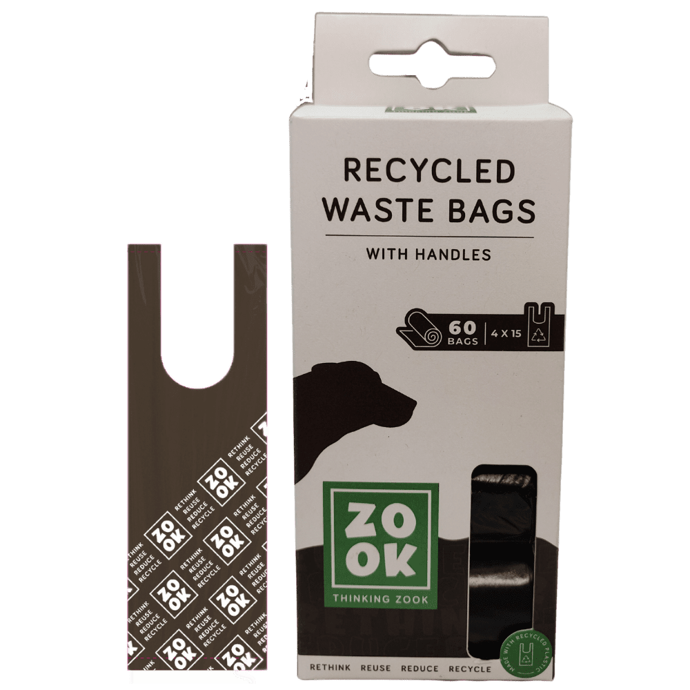 Recycled Waste Bags with handles ZOOK ecopet Happy Pets on a Happy