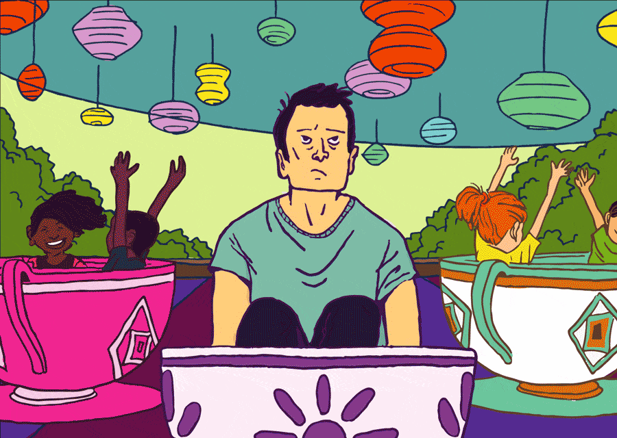 Animated Illustrations for TBS's Disneyland Article