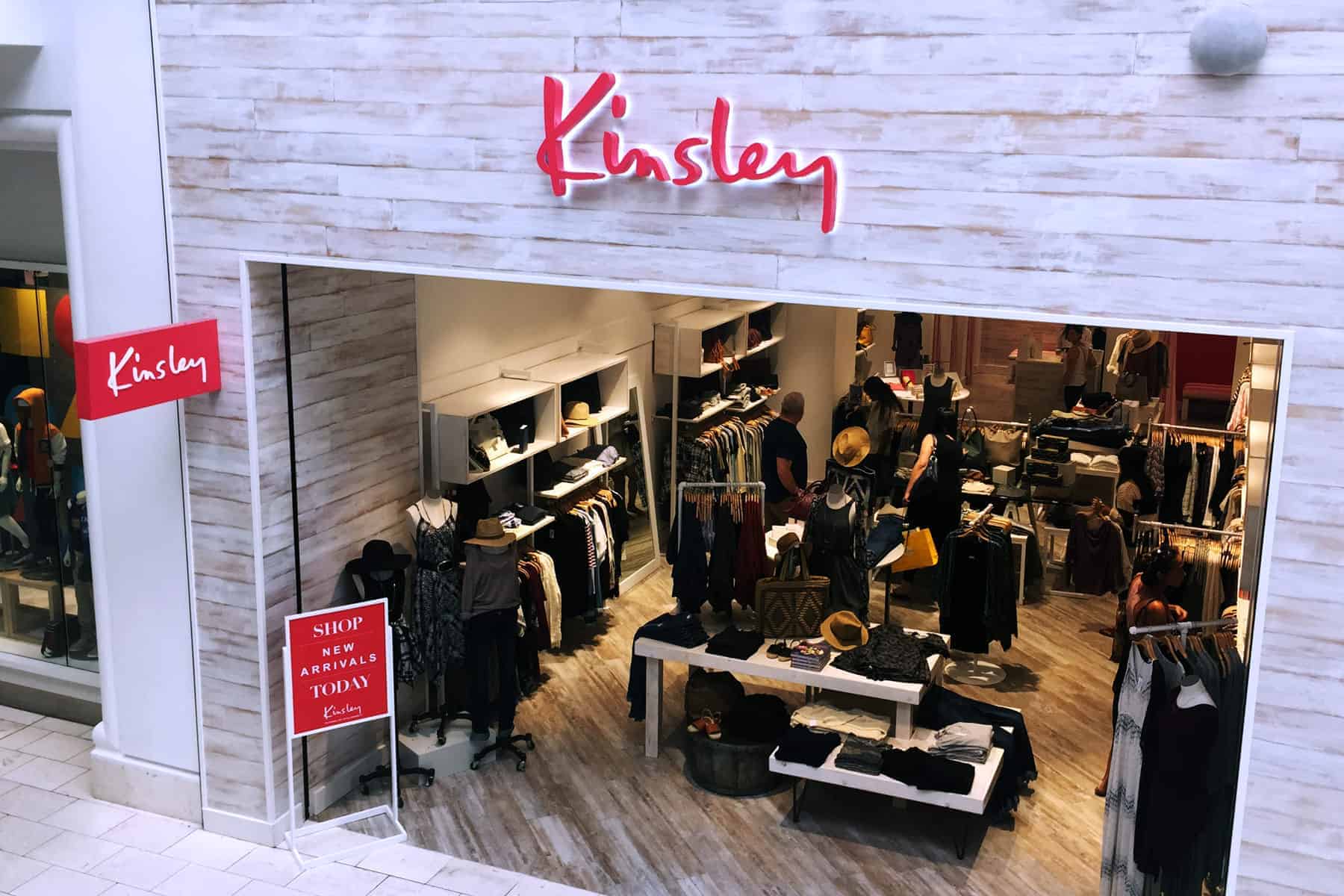 Kinsley Retail Store Corporate Brand Identity Logo Design