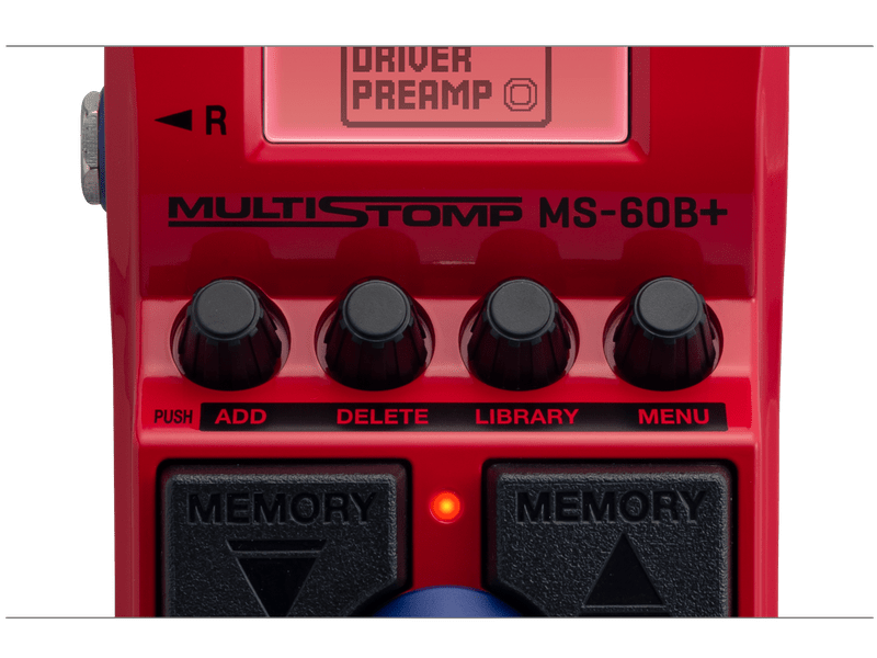 MS60B+ MultiStomp for Bassists Buy Now ZOOM