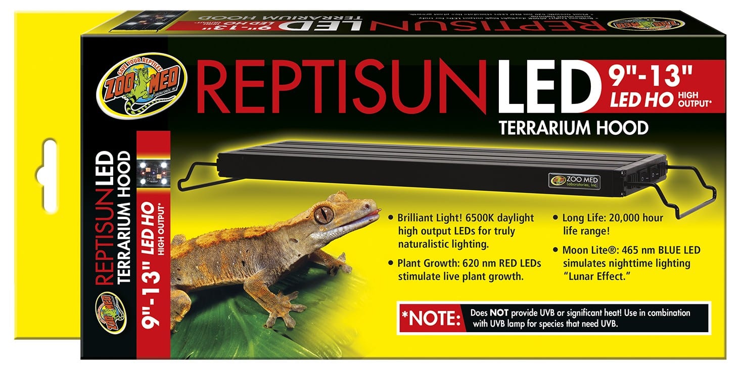 ReptiSun® LED Terrarium Hood Zoo Med Laboratories, Inc.