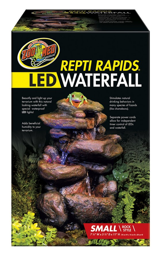 Repti Rapids® LED Waterfall Small Rock Zoo Med Laboratories, Inc.