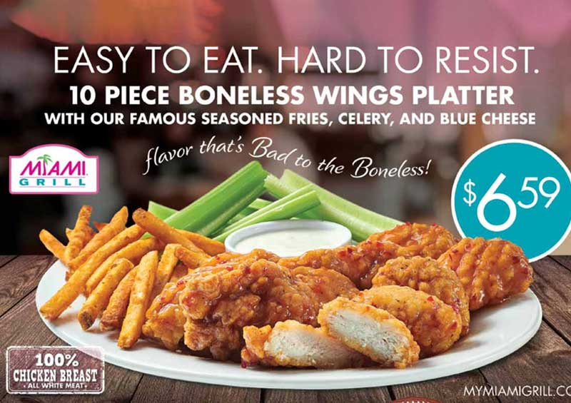 Miami Grill Valassis Direct Mail Piece ZoomIQ