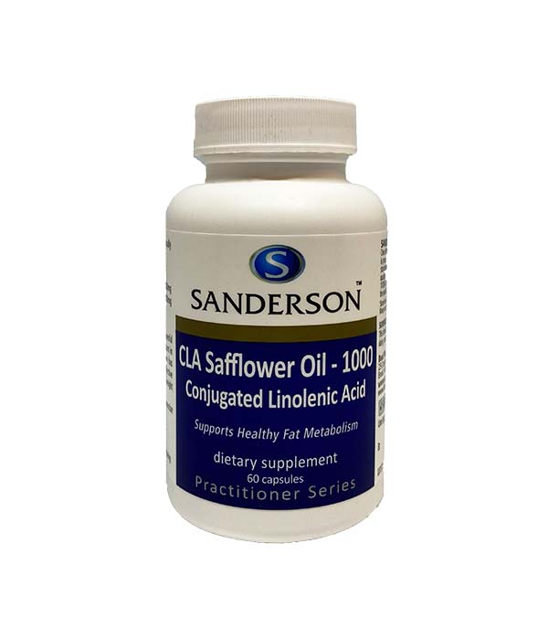 Sanderson CLA Safflower 1000mg, 60 capsules ZOOM Pharmacy
