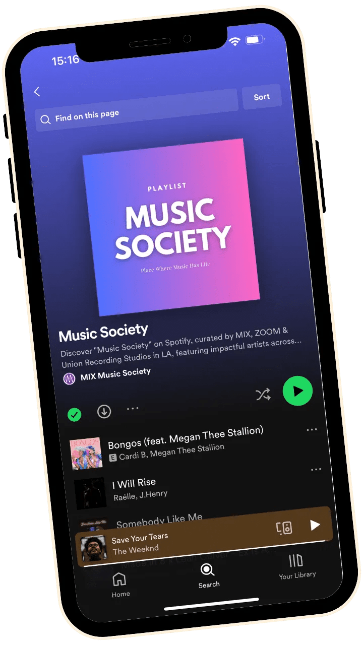 Submit Your Music to ZOOM Recording Studio's Spotify Playlists Gain