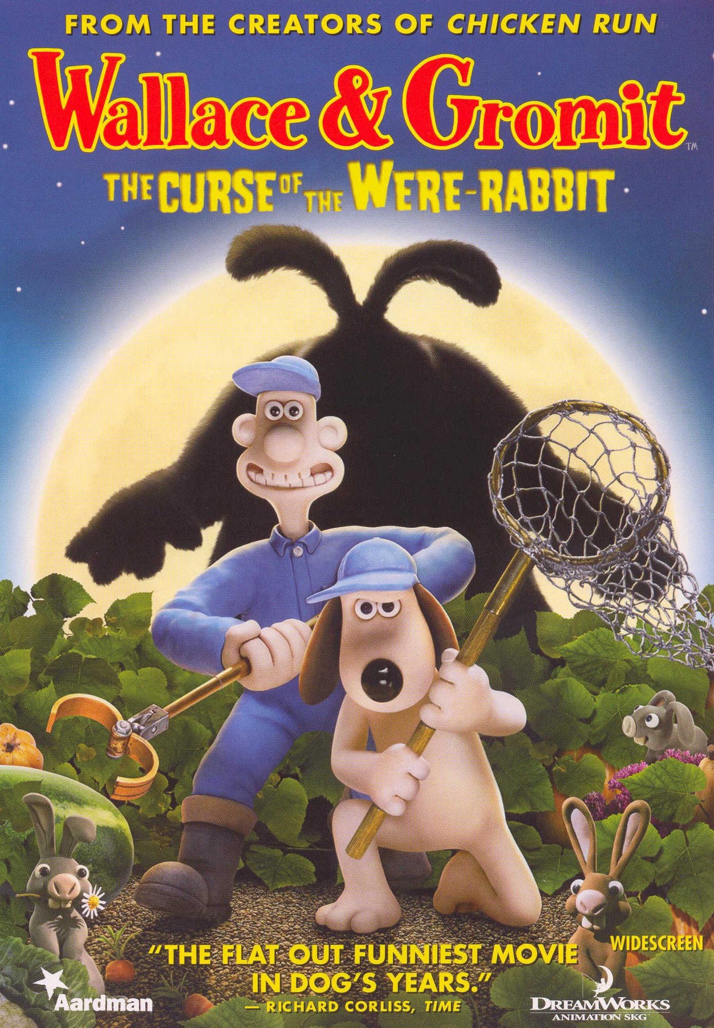 Wallace and Gromit in The Curse of the Wererabbit. Dir