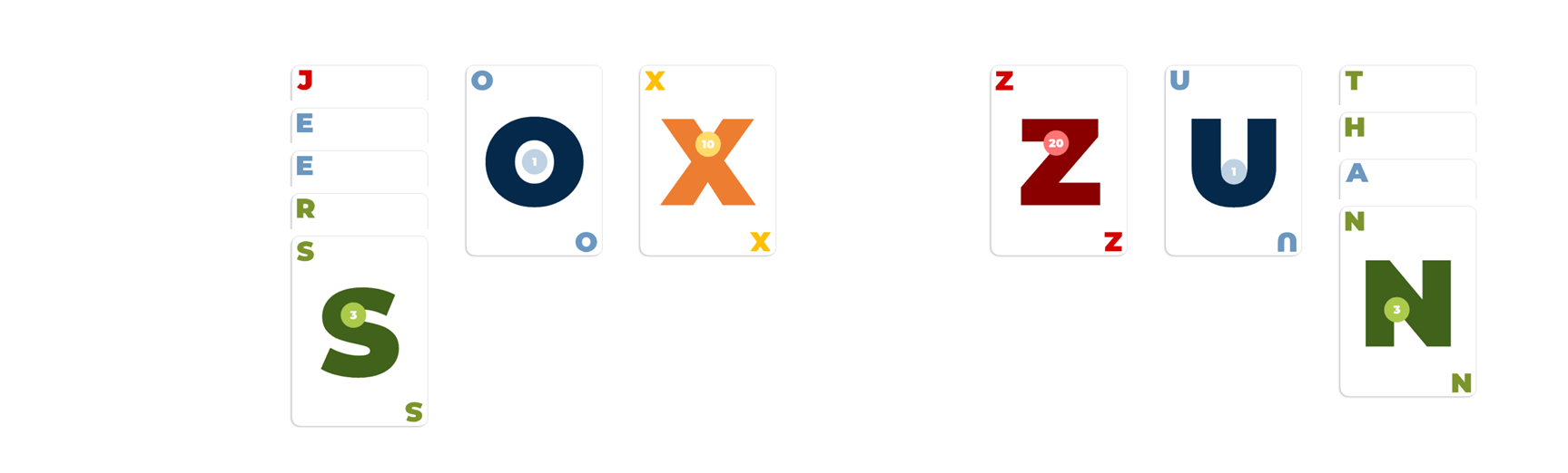 Zolitaire V2 ZOOT! The Card Game for Word Nerds