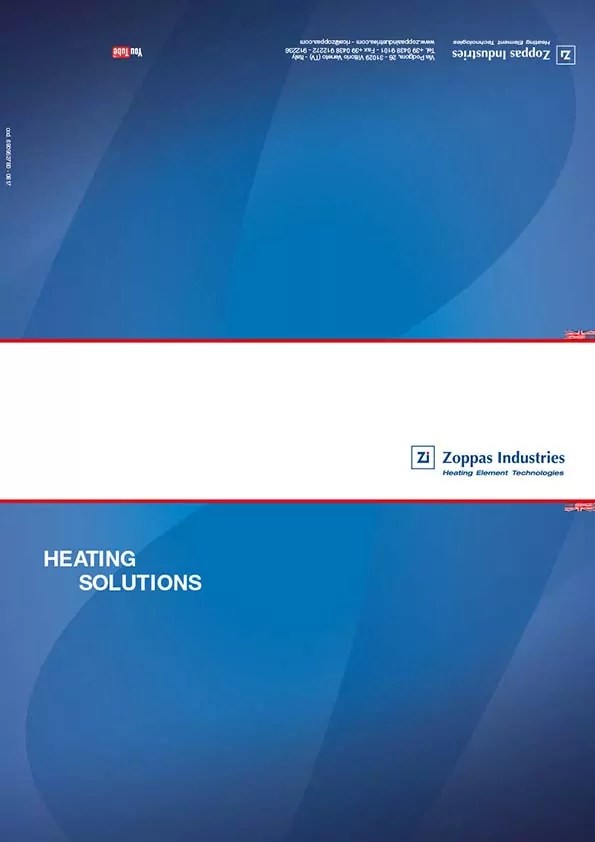 Folder Generale HEATING SOLUTIONS UK+USA Zoppas Industries Zoppas
