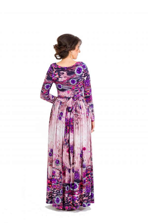 Exclusive Zori G Jewel Purple Maxi Dress Zori G