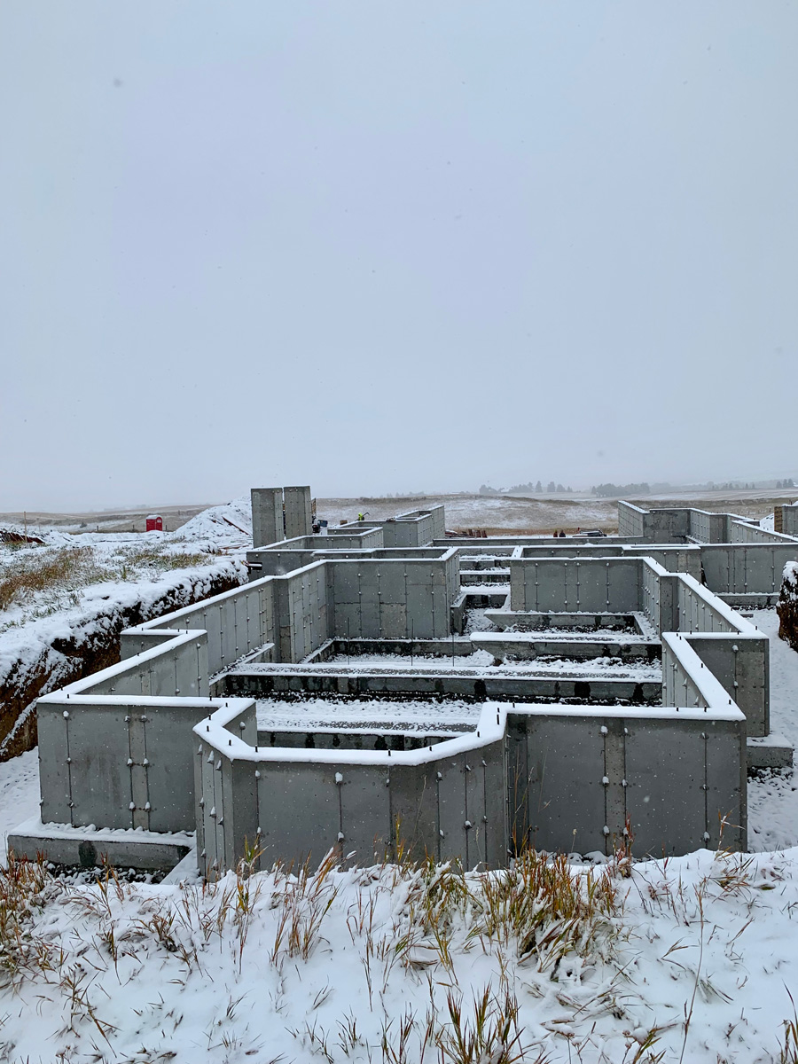 In progress Zoske Construction Luxury Custom Homes Bozeman, Montana