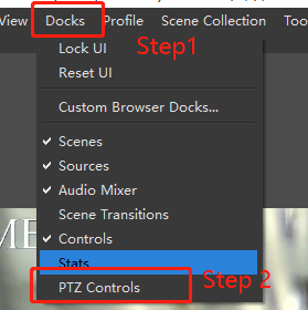 Installing the OBS plugin to your windows PC to control PTZ camera by OBS