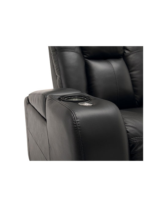 MEDIA FABRIC OR LEATHER HOME THEATRE SEATING PALLISER Zozi’s Loft