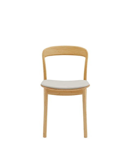 HANNA BAMBOO DINING CHAIR WHEAT WITH LEATHER SEATING Zozi’s Loft