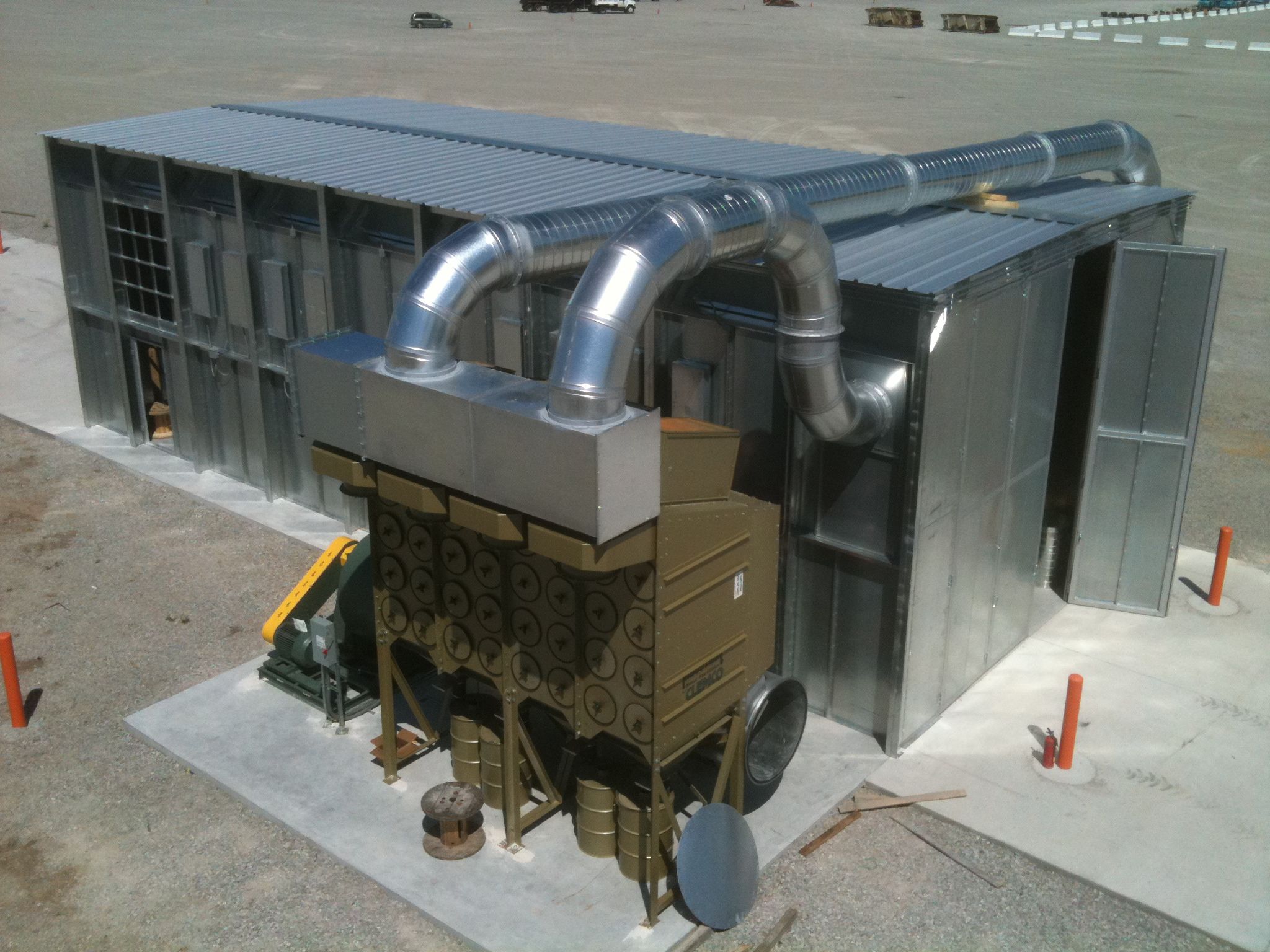 Outdoor Paint Booths Industrial Finishing Systems