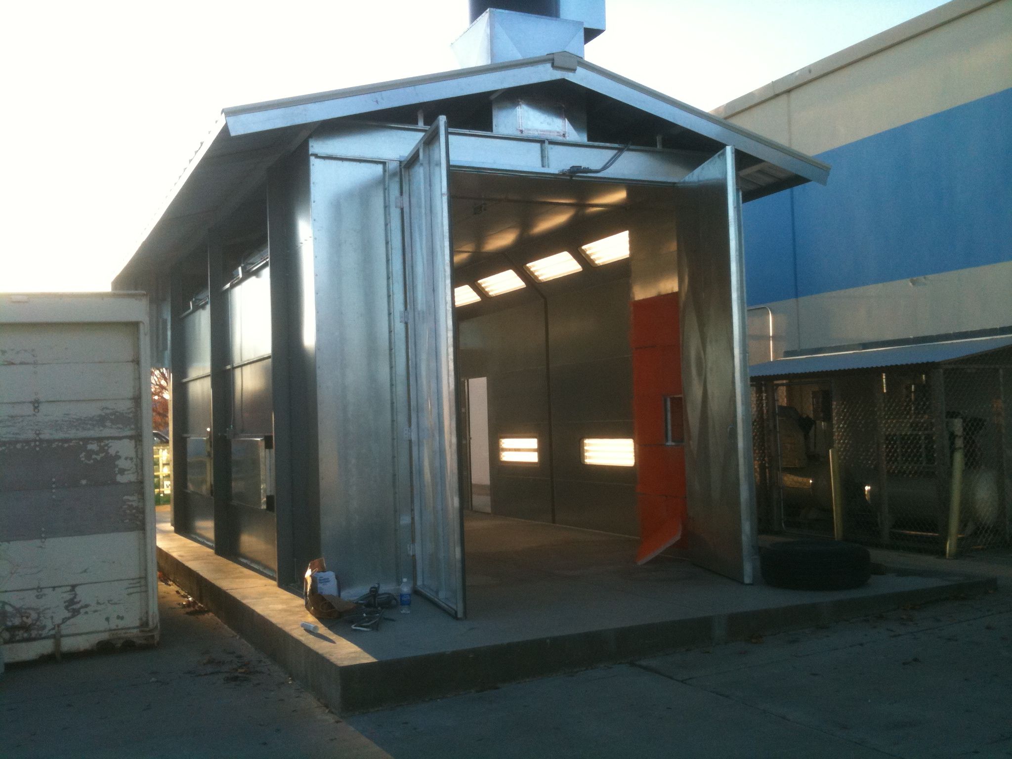 Outdoor Paint Booths Industrial Finishing Systems