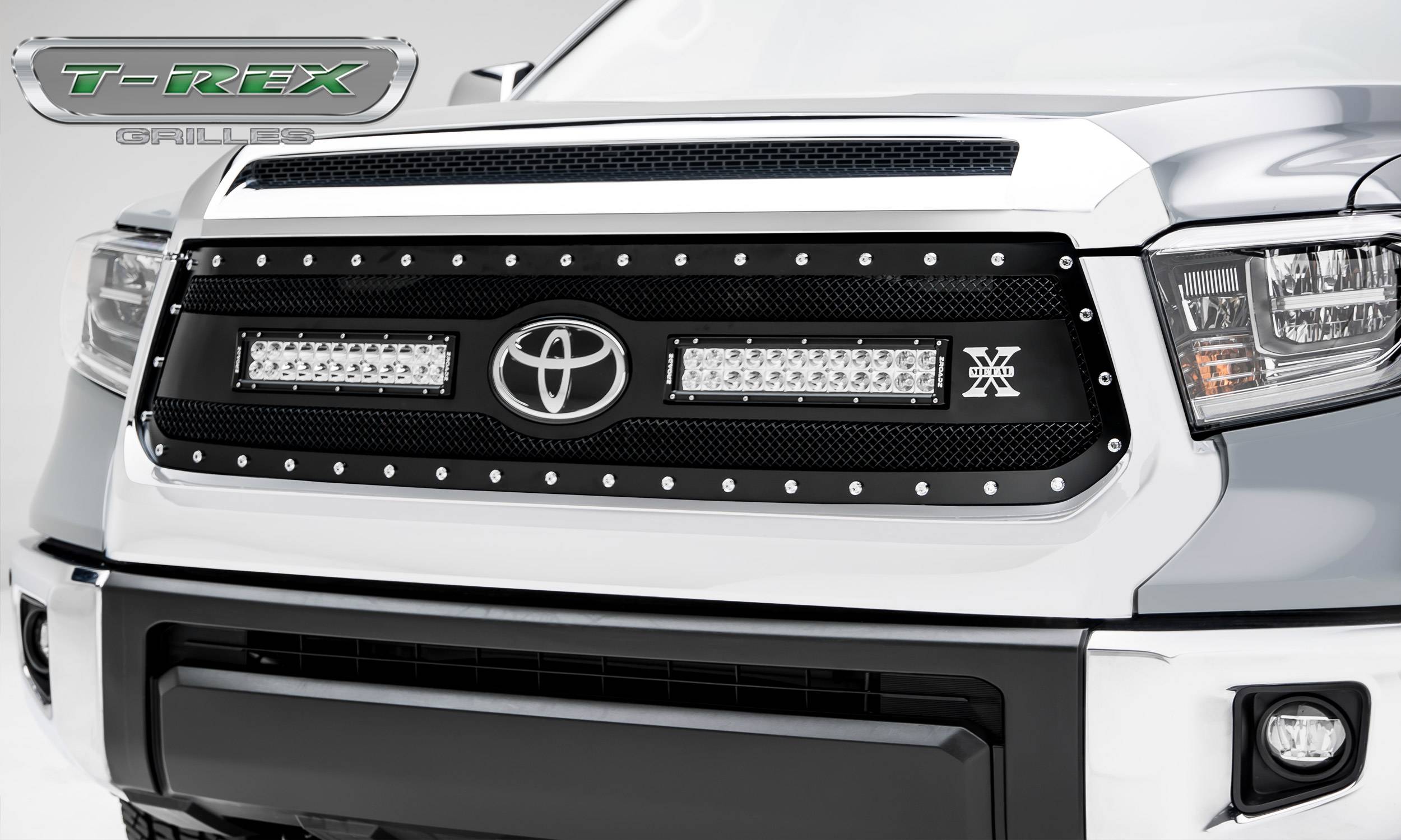 20182021 Tundra Torch Grille, Black, 1 Pc, Replacement, Chrome Studs