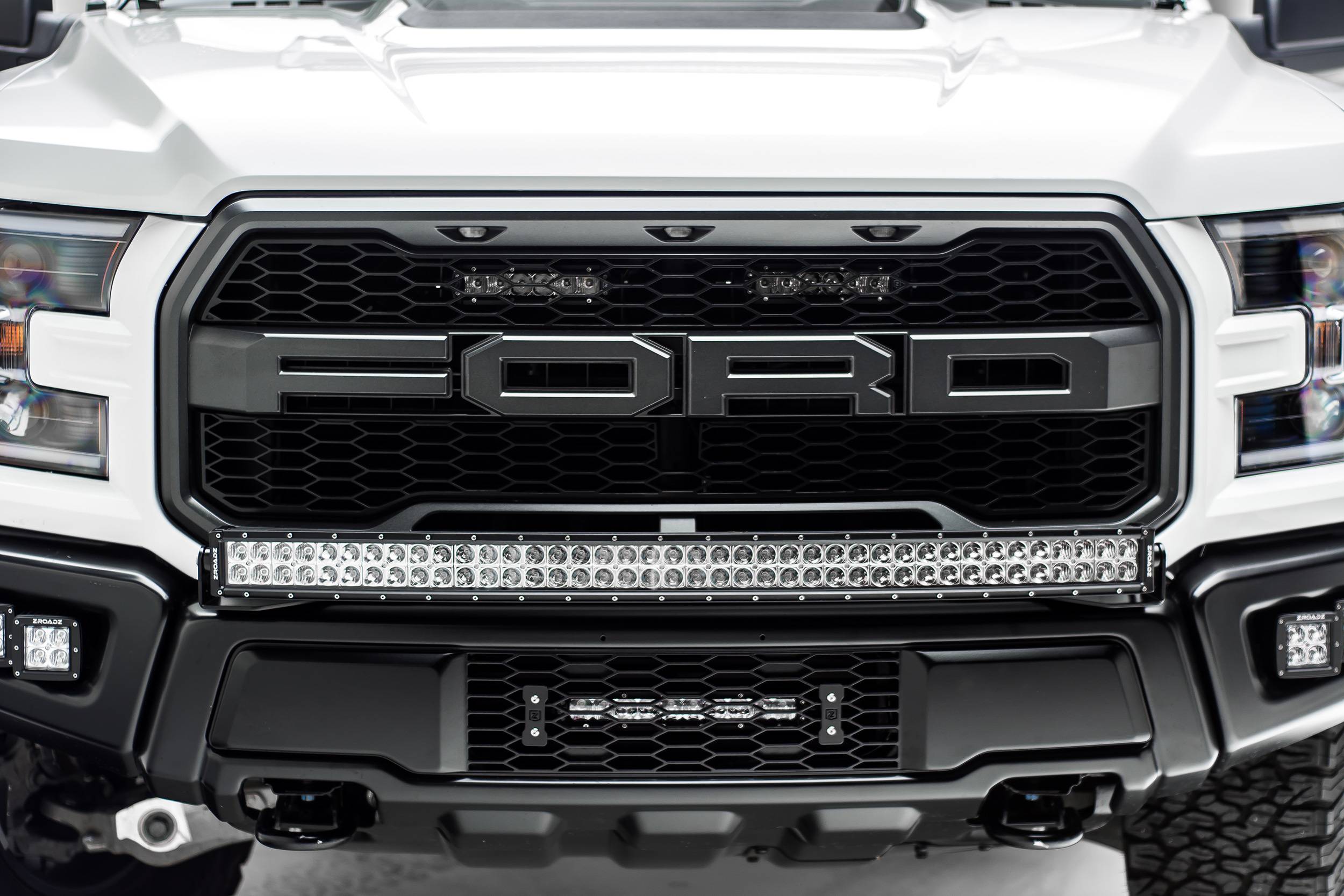 20172019 Ford F150 Raptor Front Bumper Top LED Bracket to mount (1