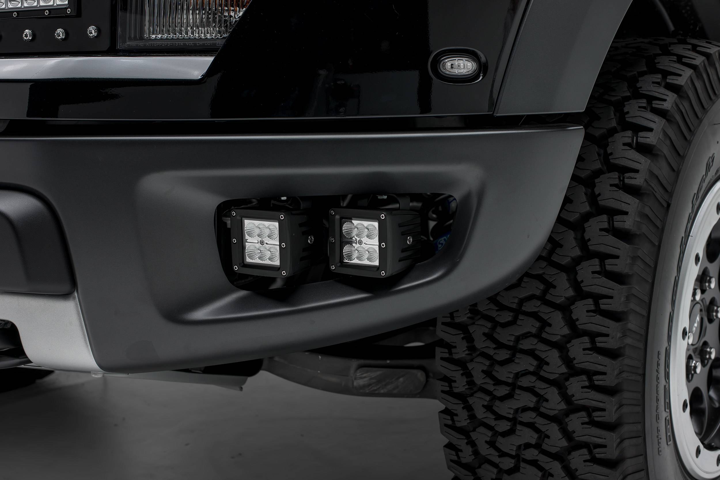 2010-2014 Ford F-150 Raptor Front Bumper OEM Fog LED Kit with (4) 3