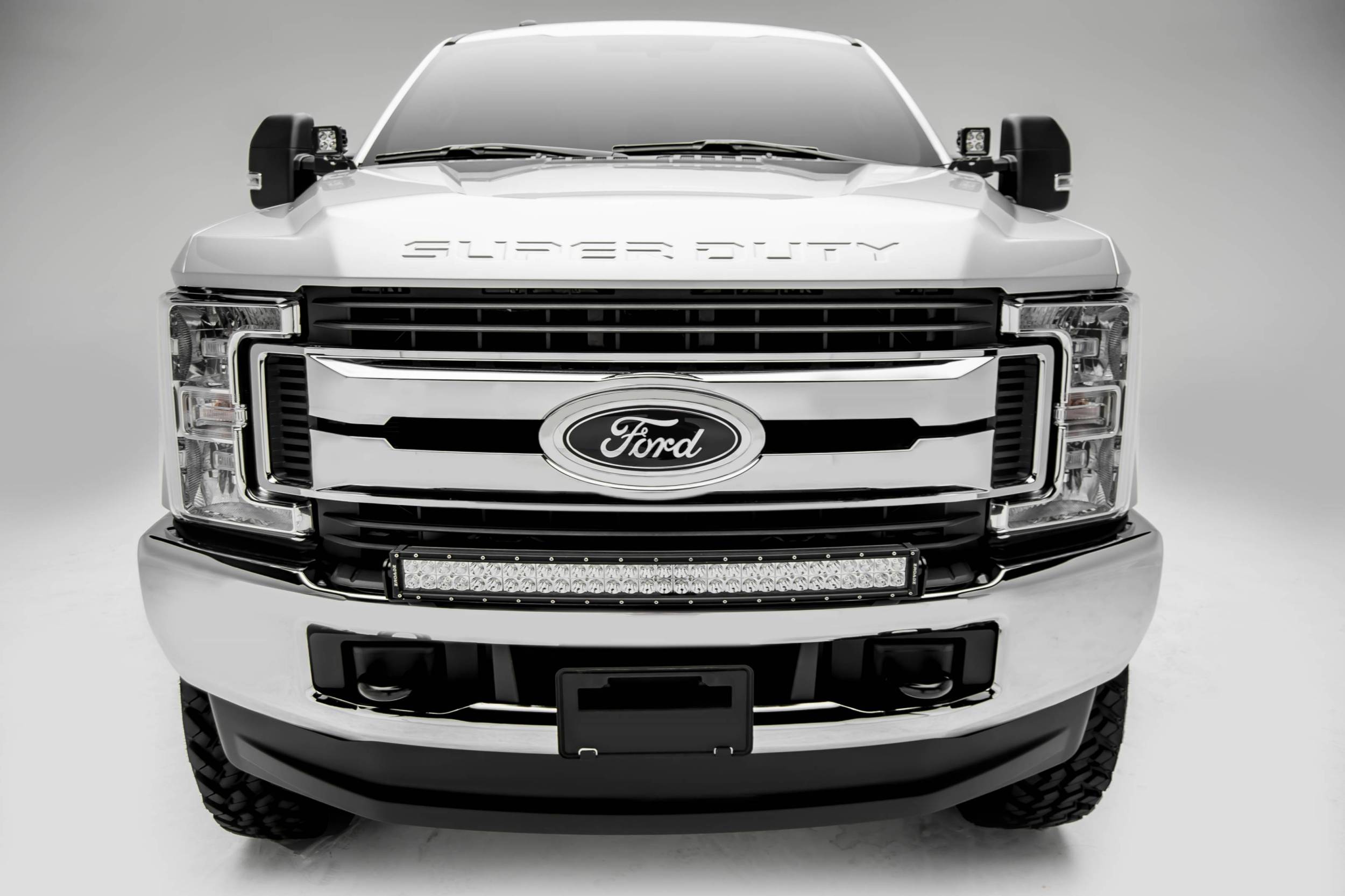 20172019 Ford Super Duty Front Bumper Top LED Bracket to mount (1) 30