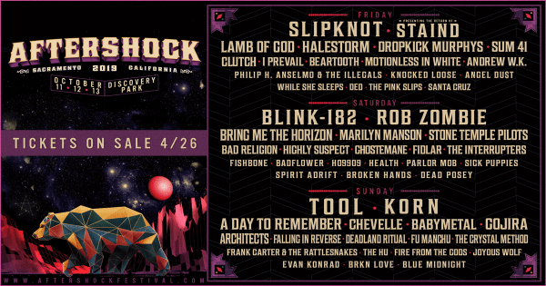 aftershock festival 2023 merch Aftershock Festival 2019 Archives ZRockR Magazine