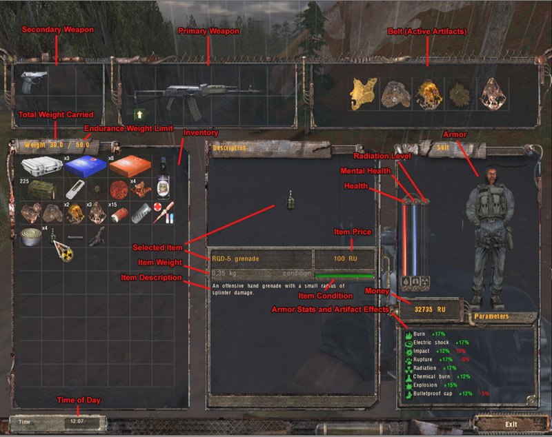 Stalker call of pripyat artifacts forfreemaha