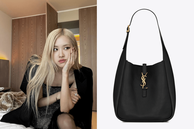 Rosé Gives Star Stamp Of Approval Wearing YSL Latest Wrist Bag Full Of