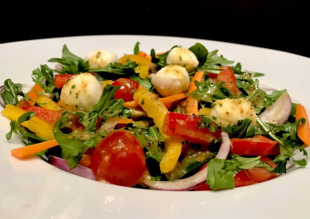 Rucola Salat mit Balsamico Senf Dressing Zu Faul Zum Kochen