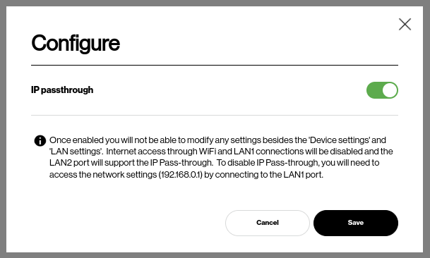 Bridge Mode On Verizon Internet Gateway | Matt Zuba