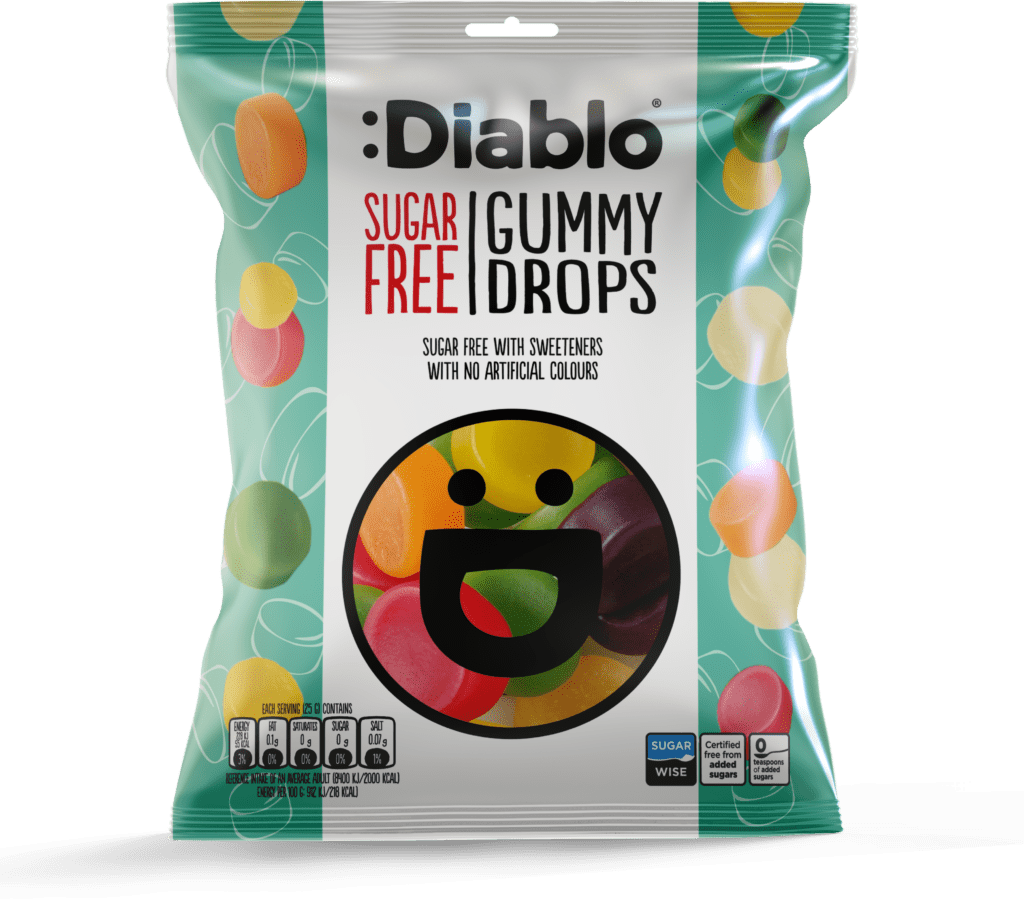 Diablo Sugar Free Gummy Drops 75g