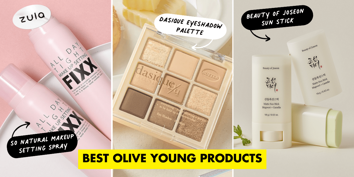 25 Best Skincare & Makeup Products From Olive Young
