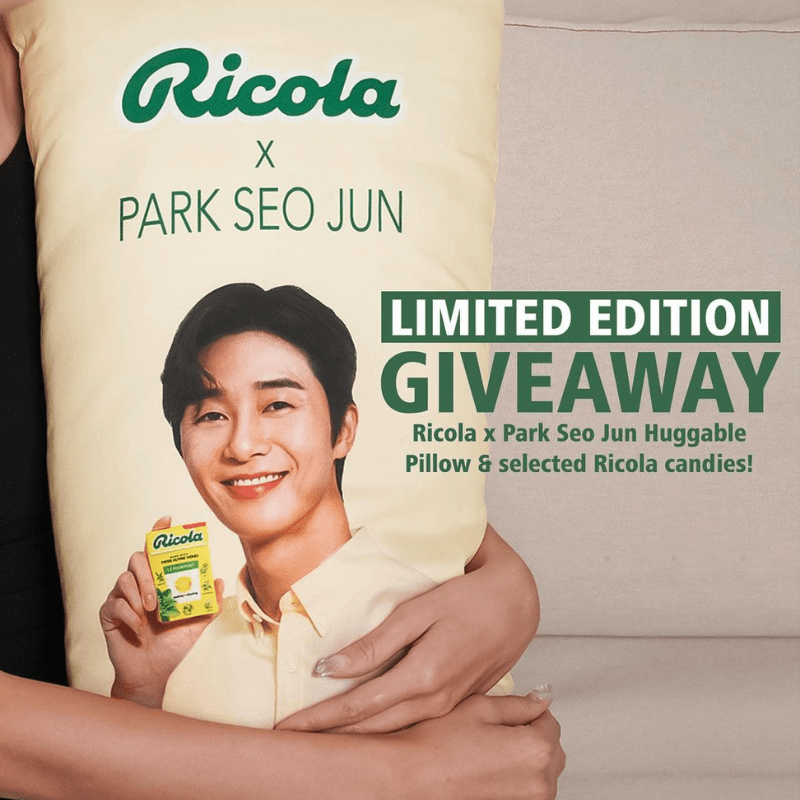 You Can Now Get A Free Park Seo Jun Body Pillow From Ricola