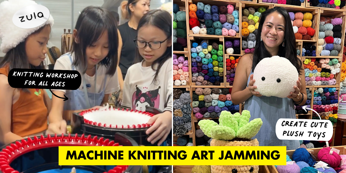 Tiny Rabbit Hole Is A Machine Knitting Art Jamming Studio