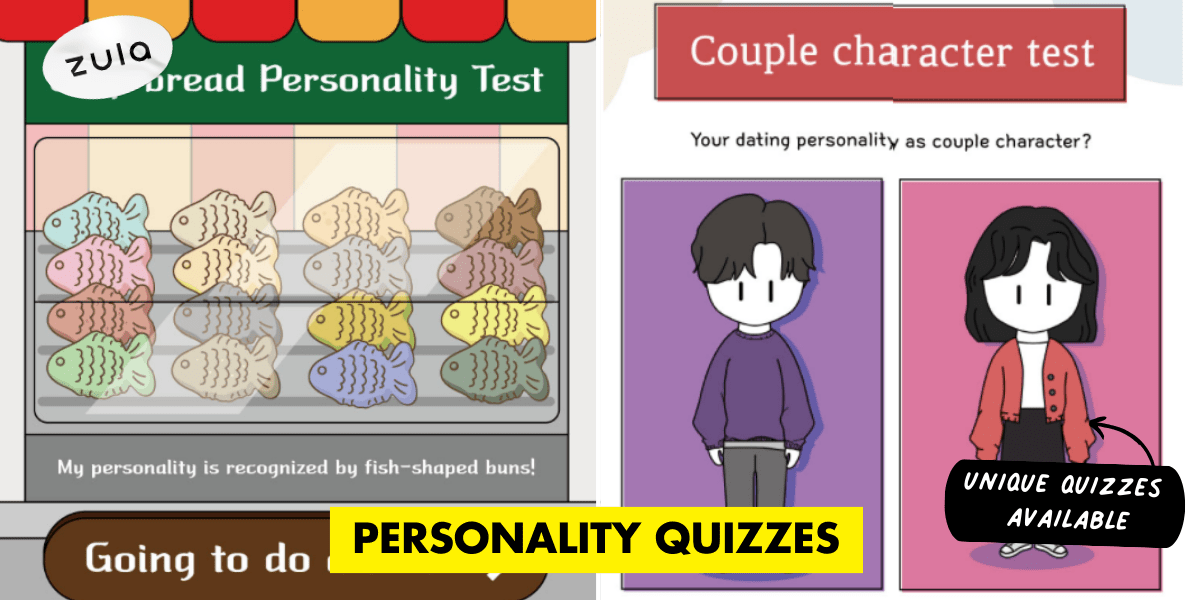 This site Has Compiled Multiple Personality Quizzes