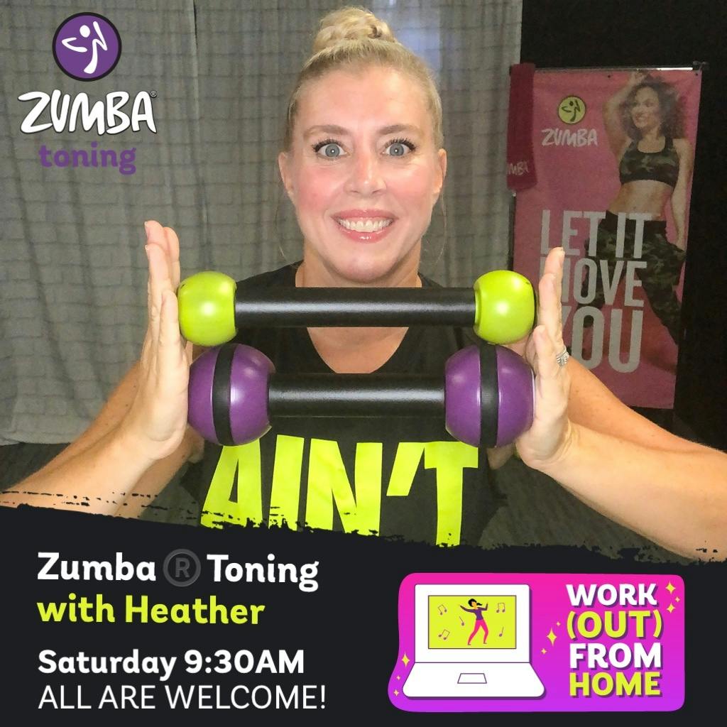 ZIN Studio Zumba Toning Virtual Online Zumba® Classes