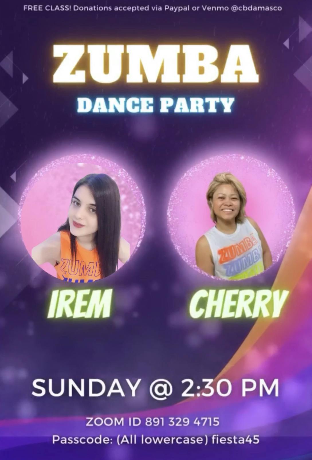 Zumba Party Virtual Online Zumba® Classes